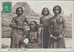 Z781 Cartolina Coloniale Africa Orientale Tipi Bilene Woman Donna Lady - Sonstige & Ohne Zuordnung