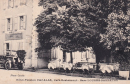 RE Nw5-(31) HOTEL PENSION CAZALAS , CAFE RESTAURANT - LOURES BARBAZAN - AUTOMOBILE - LA TERRASSE - Barbazan