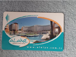HOTEL KEYS - 2525 - TURKEY - ALAIYE HOTELS - Hotel Keycards