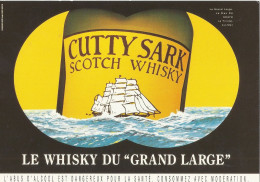 *CPM - PUB - Cutty Sark - Whisky Du Grand Large - établissement à La Trinité Sur Mer (56470) - Pubblicitari