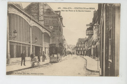 CHATILLON SUR SEINE - Rue Des Ponts Et Le Marché Couvert - Chatillon Sur Seine
