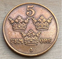 1950 TS Sweden  Standard Coin 5 Ore ,KM#779.2,7354 - Suède