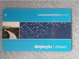 HOTEL KEYS - 2526 - TURKEY - HAMPTON BY HILTON DREAM - Hotel Keycards