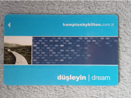 HOTEL KEYS - 2526 - TURKEY - HAMPTON BY HILTON DREAM - Cartes D'hotel