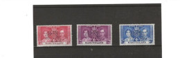 !!! BASUTOLAND, LOT DE TIMBRES FISCAUX COURONNEMENT DE GEORGES VI - 1933-1964 Colonia Británica