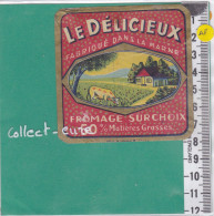 C1213 FROMAGE SURCHOIX LE DELICIEUX   MARNE 50 % - Cheese