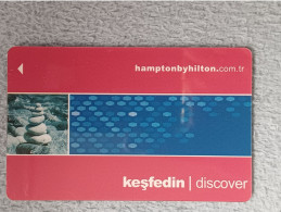 HOTEL KEYS - 2527 - TURKEY - HAMPTON BY HILTON DISCOVER - Hotel Keycards