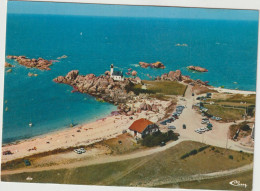 Finistère :  BRIGNOGAN : Vue   Mer,  , Phare , - Brignogan-Plage