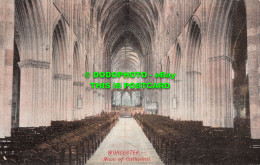 R550216 Worcester. Nave Of Cathedral. Stevens Series - World