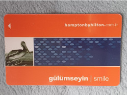 HOTEL KEYS - 2529 - TURKEY - HAMPTON BY HILTON SMILE - Hotel Keycards