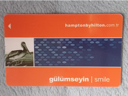 HOTEL KEYS - 2529 - TURKEY - HAMPTON BY HILTON SMILE - Hotelsleutels (kaarten)