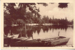 CPSM - ENGHIEN - UN COIN DU LAC - Enghien Les Bains