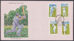 Inde India 1996 FDC Cricket, Sport, Sports, First Day Cover - Lettres & Documents