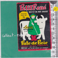 C1220 FROMAGE PATE DE BRIE LINCET ANGLURE  MARNE 53 % LE PETIT RENE 160 Gr - Cheese