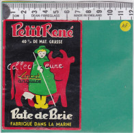 C1219 FROMAGE PATE DE BRIE LINCET ANGLURE  MARNE 40 % LE PETIT RENE - Käse