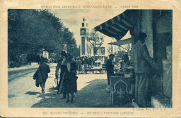 CPA -  PARIS EXPO COLONIALE 1931 - SECTION TUNISIE - PETITS MARCHANDS  TUNISIENS - Mostre