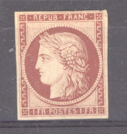 France    :  Yv  6  *  Réimpression 1962 - 1849-1850 Ceres