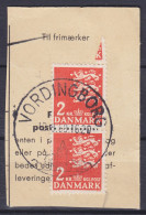 Denmark 1947 Mi. 290, 2.00 Kr. Kleines Reichswappen Sonderstempel 'Gaasetårnet Cachet' VORDINGBORG 1969 Clip - Used Stamps