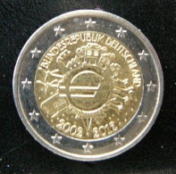 Germany - Allemagne - Duitsland   2 EURO 2012 F   10 Years Euro      Speciale Uitgave - Commemorative - Deutschland