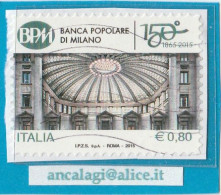 USATI ITALIA 2015 - Ref.1281 "BANCA POPOLARE DI MILANO" 1 Val. - - 2011-20: Oblitérés