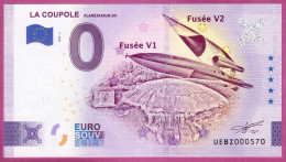 0-Euro UEBZ 2023-3  LA COUPOLE - PLANETARIUM 3D - Essais Privés / Non-officiels