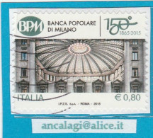 USATI ITALIA 2015 - Ref.1281A "BANCA POPOLARE DI MILANO" 1 Val. - - 2011-20: Usados