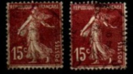 FRANCE    -   1924 .   Y&T N° 189 Oblitérés .  Types I Et II - Used Stamps