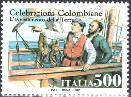 ITALIA, ITALY, SCOPERTA AMERICA, 1992, USATI Scott:IT 1879, Yt:IT 1945 - 1991-00: Usati