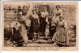 Cpa Coiffures Et Costumes Du Comtat Venaissin (Avignon, Cavaillon Etc. - Costumes