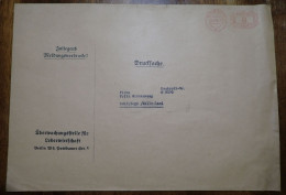 Germany 1938 8pf. Meter Drucksache Cover; Berlin - Überwachungsstelle Für Lederwirtschaft (Leather Industry) - Briefe U. Dokumente