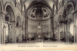 CPA - SAINT FLORENT - INTERIEUR DE L'EGLISE (SUPERBE CLICHE) - Other & Unclassified