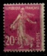 FRANCE    -   1924 .   Y&T N° 190 Oblitéré. 1er R Maculé - Used Stamps