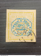 IRAN PERSIA ایران PERSIE PERSIANE 1903 HANDSTAMP OVERPRINTED IN BLUE CAT. SCOTT N. 339 - Iran