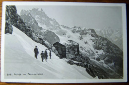 CPA - Peu Courant Petit Tirage Type Carte Photo Glacée ALPES Massif Pelvoux Dauphiné Refuge Du Promontoire - Other & Unclassified