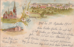 Suède Jolie Carte Postale Helsning Frän Eslöf 1900 - Sweden