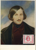 X0285 Germany Ddr, Maximum 1953, Nikolai Gogol (1809-1852) Russian Poet, Mi-313 - Writers