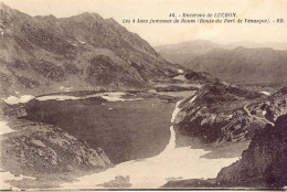 CPA - ENVIRONS DE LUCHON - LES 4 LACS JUMEAUX DE BOUM (IMPECCABLE) - Luchon