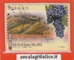 USATI ITALIA 2015 - Ref.1283 "VINI DOCG: Dolcetto Di Diano D'Alba" 1 Val. - - 2011-20: Oblitérés