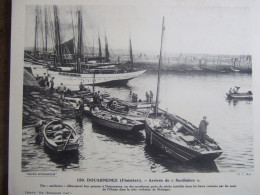 DOUARNENEZ (FINISTERE)  / ARRIVEE DE SARDINIERS - Géographie