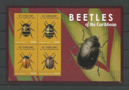 St Vincent 2012 Beetles Sheet Y.T. 5692B/E ** - St.Vincent (1979-...)