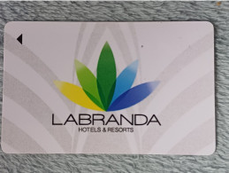 HOTEL KEYS - 2540 - TURKEY - LABRANDA  HOTELS & RESORTS - Hotel Keycards