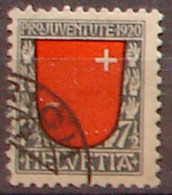 Schweiz Suisse 1920: Kantonswappen Schwyz Zu WI 15 Mi 153 Yv 176 Mit Eck-Stempel Von ZÜRICH (Zu CHF 25.00) - Used Stamps