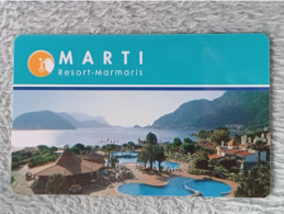HOTEL KEYS - 2541 - TURKEY - MARTI RESORT MARMARIS - Hotel Keycards