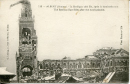 CPA - ALBERT - BASILIQUE COTE EST, APRES BOMBARDEMENT (14/18) - Albert