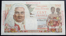 Billet 100 Francs Martinique La Bourdonnais, Francs, Caisse Centrale De La France D'Outre-Mer - Altri – Oceania