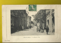Azille La Rue Du Trou 1915 - Other & Unclassified