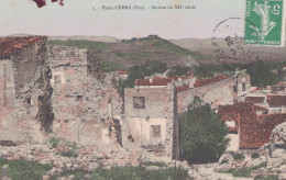 83 / VIEUX CUERS / RUINES DU XII EME SIECLE / JOLIE CARTE COLORISEE - Cuers