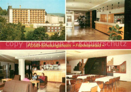 73722400 Wurzbach FDGB Erholungsheim Frankenwald Bettenhaus Empfang Hallenbar Wa - To Identify