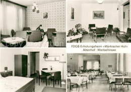 73722393 Altenhof Werbellinsee FDGB Erholungsheim Maerkischer Hof Klubraum Sitze - Finowfurt