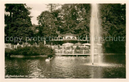 73722375 Leipzig Zoologischer Garten Kaffeehaeuschen Fontaene Schwanenteich Leip - Leipzig